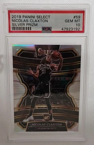 Nicolas Claxton Panini Select Silver Prizm Rookie PSA 10 GEM MINT