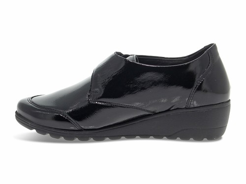 Scarpa bassa Mephisto BRANDA VEN in vernice nero - Scarpe Donna - Picture 3 of 5
