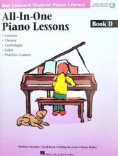 Hal Leonard Student Piano Library All-In-One Piano Lessons Book D W/CD