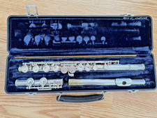 Vintage Artley Flute With Original Hard Case Silver Plated 18-0 Made in USA