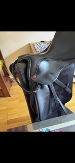 Albion K2 GP black leather saddle medium 17.5