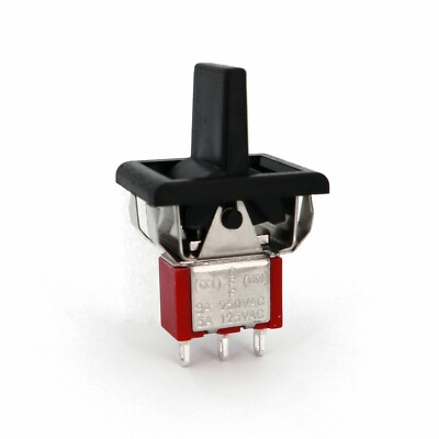 5Pcs SH R8016A-P14 MOM-OFF-MOM 3Pin Momentary Snap-in Mini Paddle Toggle Switch