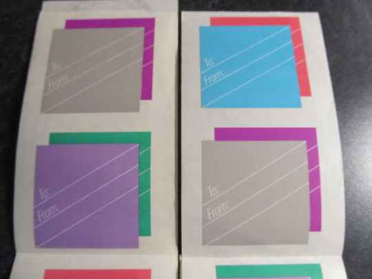 Mrs Grossman Grossman's Stickers - To From Tags 1986 Scott Silverman