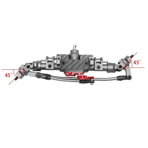 Eje trasero delantero de aleación CNC para rastreador de rocas de radiocontrol AXIAL SCX10 II AX90046 90047 1/10 - Imagen 11 de 24
