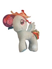 My Little Pony Rainbow Dash Plush Stuffed Animal Toy 2014 Hasbro Ribbon Hair