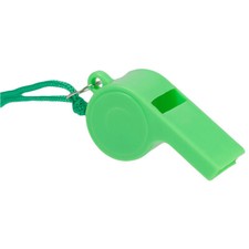 Sport Football Emergency Referee Survival Whistle  Cord Lanyard Strap Green