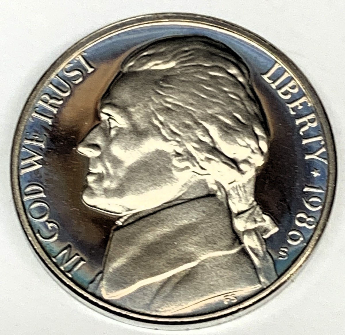 C9120 U.S. JEFFERSON NICKEL COIN, 1986-S Proof | eBay