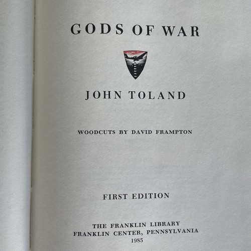 Signed "Gods of War" by John Toland, Limited First Edition The Franklin Library - Picture 7 of 7