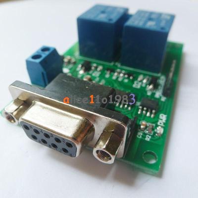 Modulo Rel&egrave; 2 Canali Con Interfaccia RS232, Compatibile 5V E 12V, Per Controllo PC