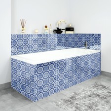 Bath Panels Printed on Acrylic - Vintage Pattern Tiles