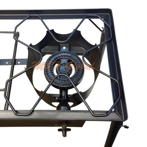 Heavy Duty Double Burner Stove with Stand Gas Regulator Outdoor Camping Pinic - Picture 2 of 2