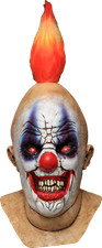 Psycho Punk Mohawk Killer Ghoulish DELUXE ADULT LATEX SQUANCHO THE CLOWN MASK