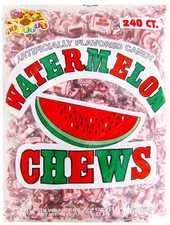 SweetGourmet Albert's Fruit Chews Watermelon, 240CT - 1.5Lb FREE SHIPPING