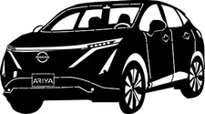 Arya Nissan Car  - DXF SVG DWG PDF Vector CNC Plasma Laser cutting files
