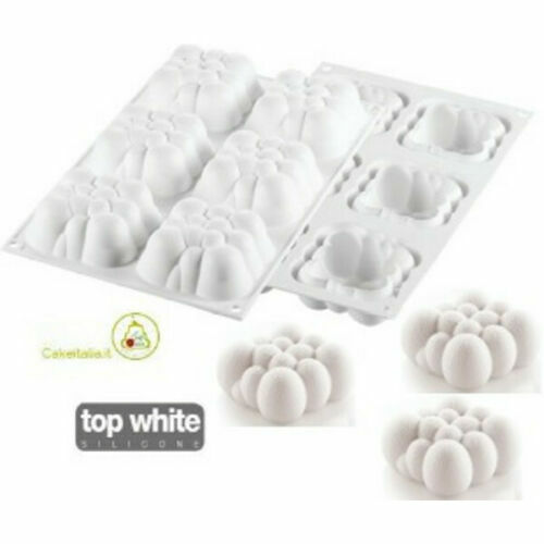 STAMPO TEGLIA TEGAME MONOPORZIONE CLOUD 120 SILIKOMART 71 x 71 x h 34 mm