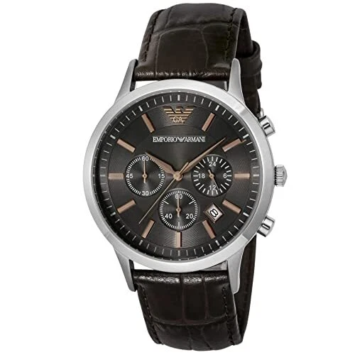 excursionismo fusión amante Emporio Armani] Watch RENATO AR2513 Men&#039;s Black | eBay