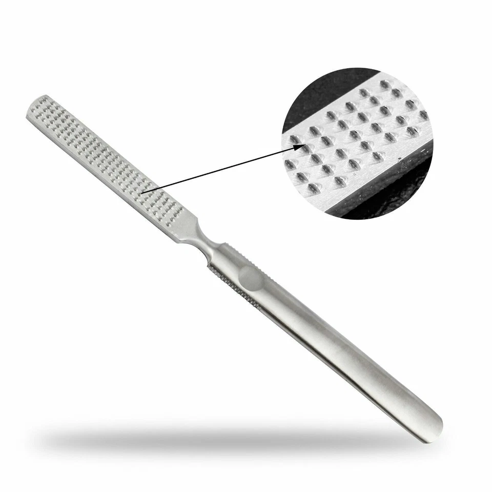 Foot File Feet Rasp Callus Remover Pedicure Hard Dead Skin Double Sided Tool - Image 2 of 3