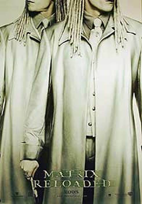 The Matrix Reloaded (Single Sided) Advance The Twins) Poster