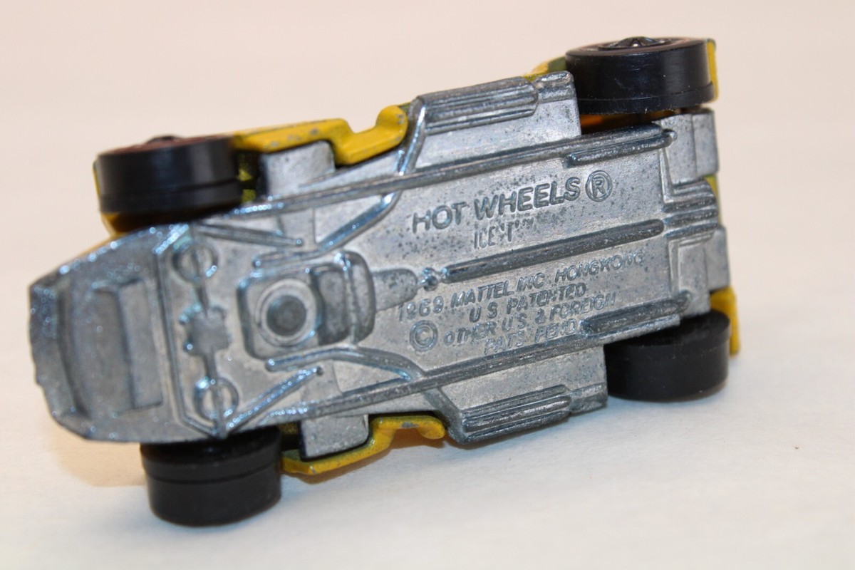 Vintage Hot Wheels Redline 1969 Yellow Ice 