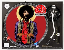 Jimi Hendrix - 7"-12" DJ slipmat for LP turntable record player 
