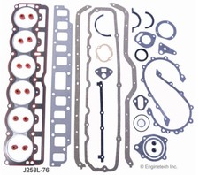 Enginetech Overhaul Gasket Set For 1981 - 1985 Amc Jeep 258 4.2l 6 Cylinder