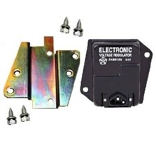 MoPar Script Voltage Regulator w/Mounting Bra...