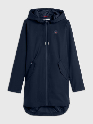 Tommy Hilfiger Lange Damen Performance Regenjacke DESERT SKY FS