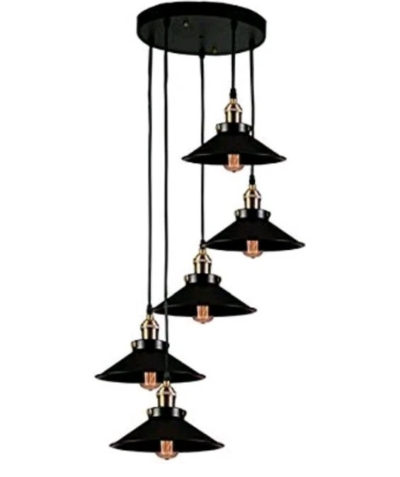 Almacén de Tiffany Natalie LD 4054 Edison Lámpara de araña colgante ajustable Foto 4 de 4