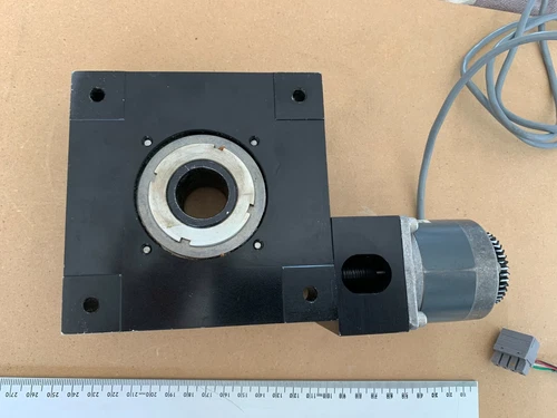 Parker 200RT Precision Rotary Positioner 5" Dial W. Nema23 Step Motor - Tested 