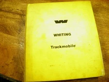 WHITING TRACKMOBILE SALES BINDER,PRODUCT LINE SHEETS SPECS