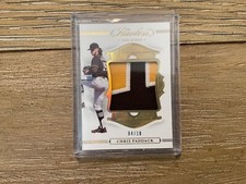 2020 Panini Flawless Baseball Chris Paddack 3 Color Patch 4/10 Gold SP