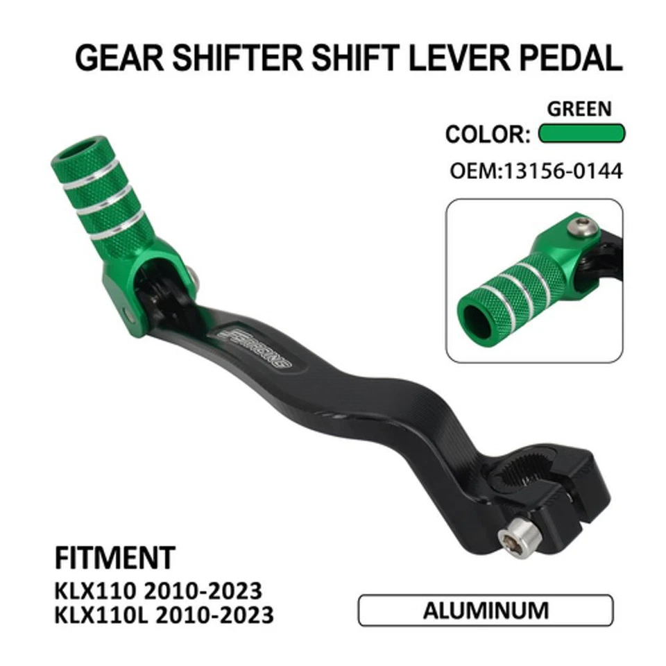 KLX110 Gear Shifter Lever+Rear Brake Pedal+Footpegs For KLX110 KLX110L 2010-2024 — 第 2/4 张图片