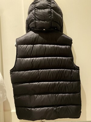 MONCLER Black BILLECART GILET BILLECART VEST Authentic Mens 4 (XL