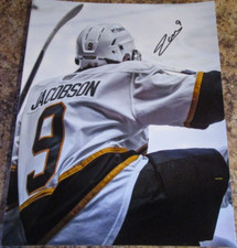 JAXON JACOBSON SIGNED 8X10 MATTE PHOTO BRANDON WHEAT KINGS 2027 NHL DRAFT (C)