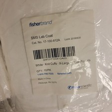 X-Large Mix Brand Lab Coats, White Knit Cuffs MAB-9117 