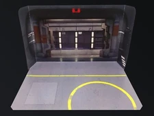 Rebel Hangar Custom Diorama Backdrop Star Wars TVC TBS Hasbro Kenner