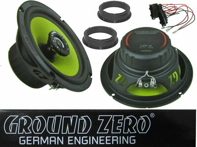 Ground Zero GZTF Lautsprecher Einbau Set passend für VW UP Skoda City Go Koax