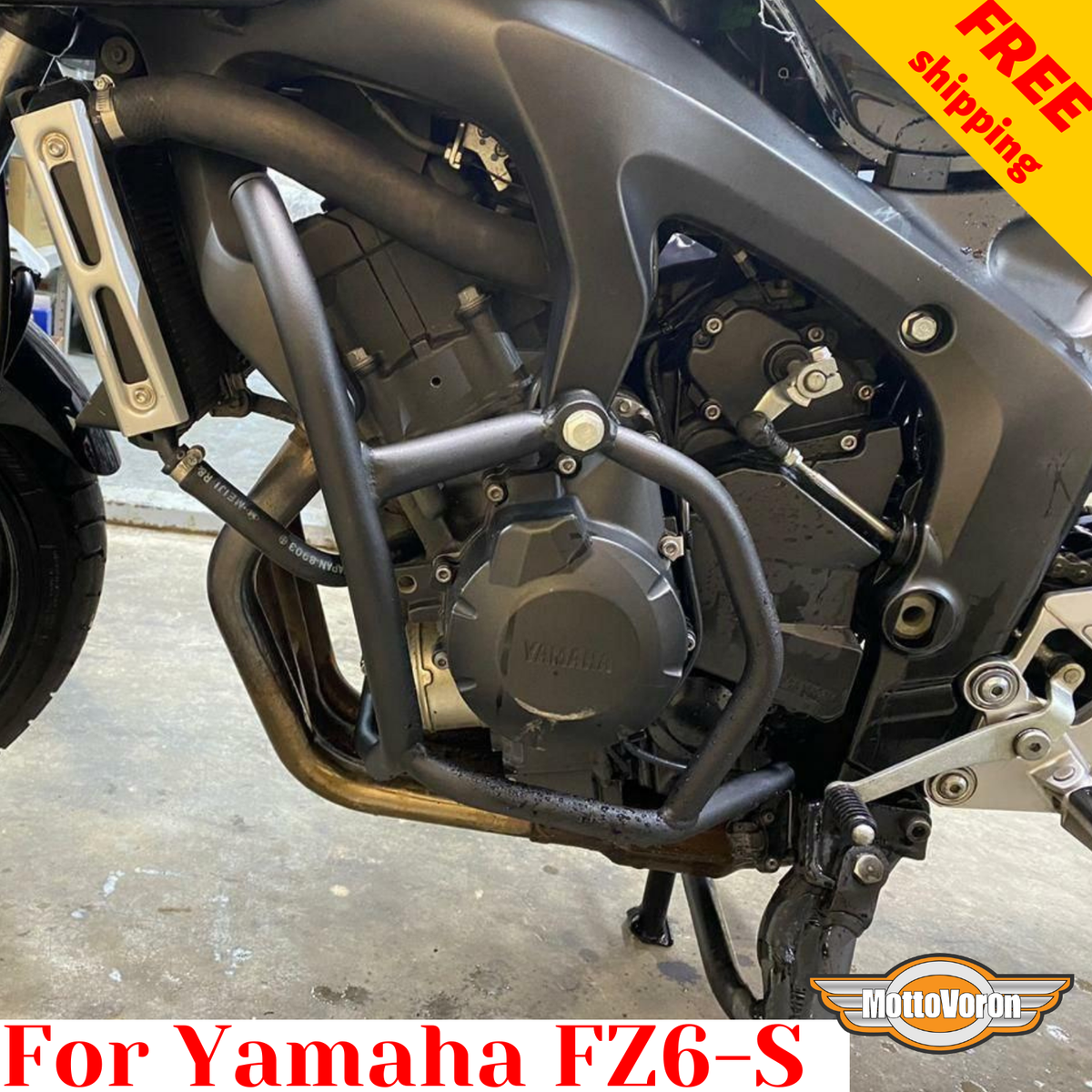For Yamaha FZ6 S2 Crash bars FZ6-S Engine guard Fazer FZ6 Engine