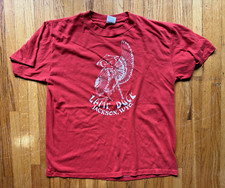 vintage 1980's CHINESE RESTURANT t shirt LAME DUCK jackson WYOMING rare XL red