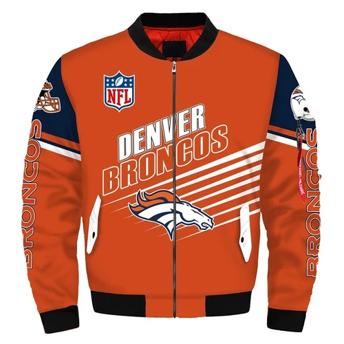 Denver Broncos Men's Flight Bomber Jacket