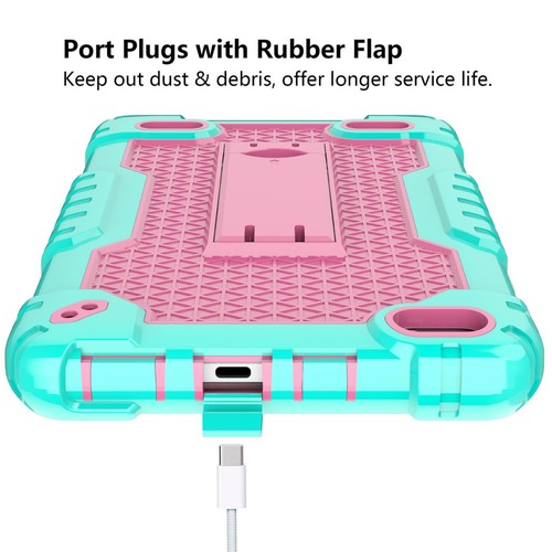 For BLU M8L Tablet 8 Inch Heavy Duty Rubber Case Shockproof Drop-Proof For kids - Picture 106 of 145