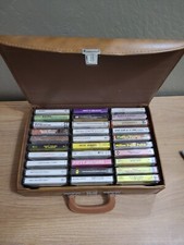 Vintage 30 Cassette Tape LOT Full Case See Pics For Titles 4
