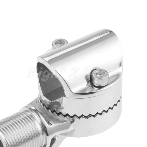 1" Boat Marine 316 Stainless Steel Clamp-on Tube Rail Mount Antenna Base Adapter - Picture 8 of 10