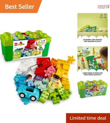 Imaginative Play with DUPLO Classic Brick Box - 65 Building Pieces Included