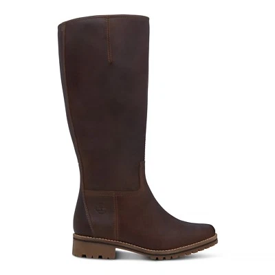 TIMBERLAND Damen Lederstiefel Main Hill Tall Boot Brown A1J23