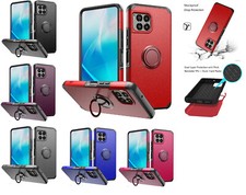 Tempered Glass / Shockproof Ring Cover Phone Case For T-Mobile REVVL 7 Pro 5G