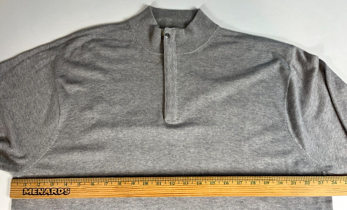 Men's Peter Millar 1/4 Zip Knit Sweater Silk Blend Sz 2XL | eBay
