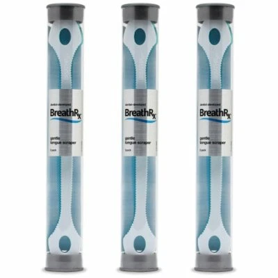 BreathRx Tongue Scraper/Cleaner - Pack of 3 (bulk packaging) Breath Rx Sonicare
