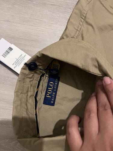polo ralph lauren Popeline Jacke Luxus Hellbraun Gr. Small - Bild 14 von 17