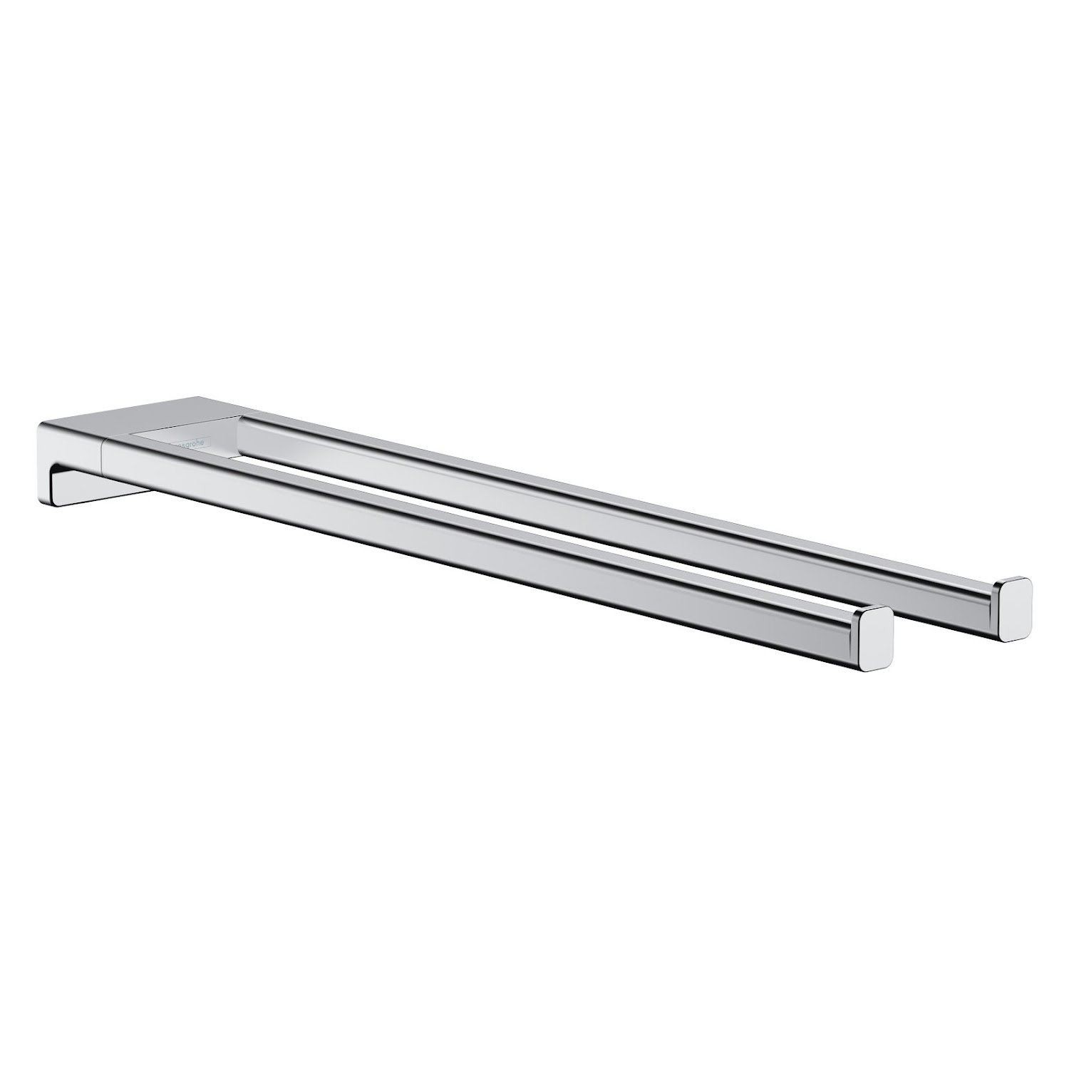 B&Q -  Addstoris Twin-Handle Towel Holder 445mm Chrome41770000 - Image 2